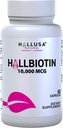 Hallaza Biotin Capsule 10,000 McG Health Helps - Passilla para la chaida Del Cabella - Crecimisento de Kabello – Crecimisento de la Barbala - Alopeia upvia – 60 Capsulutions