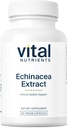 Vital Nutrients Echinacea 추출물 1000mg | Vegan Echinacea Immune 지원 보충교재 | 글루텐, 낙농장, 간장 무료 | 비 GMO | 60 캡슐