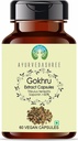 Gokhru Extract 500mg - 60 taimekapslit |Tribulus terrestris| Kõik looduslikud | 100% vegan | gluteenivaba | GMP sertifitseeritud