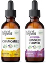 Wild & Bio Kamille Tinktur 2 fl oz & Passionflower Tinktur 2 fl oz