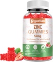Zinc Gummies - 50mg High Potency Zinc with Vitamin C + Vitamin D3 + Elderberry - Immune Health Support - Vegan, Non-GMO and Gluten Free - 60 Gummies