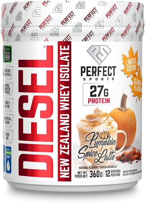 SPORTS PERFECTOS Diesel 100% Nueva Zelanda Whey Protein Isolate ¦ Stevia Sweetened, No Artificial Ingredients, Keto ← 0g Carb, 0g Fat, 27g Protein  durable 5 libras (Pineapple Mango)