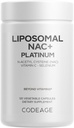 Codige Liposmal NAC+ Platinum - N-Acetyl L-Cysteine, Vitamina C, Àcid Alfa Lipoic, Selenium - 2-Month Liposomal - Fhopslipid - NAGO NAC Dietion suplementari - 120 Capules