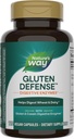 Naturens Way Gluten Defense Digestive Enzymes*, hjälper Digest Wheat & Dairy(1), Gluten & Casein Digestive Enzymes*, 120 Vegan Capsules (Packaging May Vary)