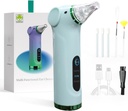 Multi-Functional Electric Ear Wax Removal Tool Kit - מייבש אוזניים יבש ו-Massaging אוזניים, למבוגרים ולילדים (Green)