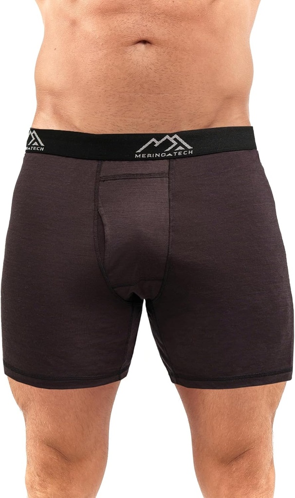Merino.tech Merino Wolle Unterwäsche Herren - 100% Merino Boxer Wolle für Herren