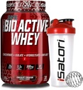 iSatori Bio-Active Whey Powder Chocolate Sensation (30 сервис) & iSatori Classic Blender Bottle (Clear Bottle with Red Top)