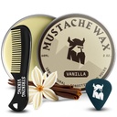 Striking Viking Vitache Wax & Comb Kit - 2 oz, Vanilla - Complete Mustache Grooming Kit vyrams - Strong -Hold Styling & Wax Strong Hold - Pocket- Sized Precision & Styling Comb