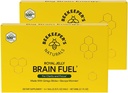 Beekeeper's Naturals B.LXR Brain Fuel - Memory, Focus 및 Clarity Liquid Formula는 생산력 Royal Jelly, Ginkgo Biloba, Bacopa Monnieri Keto Friendly, Gluten & Caffeine-Free, 6 ct (2 팩)을 지원합니다.