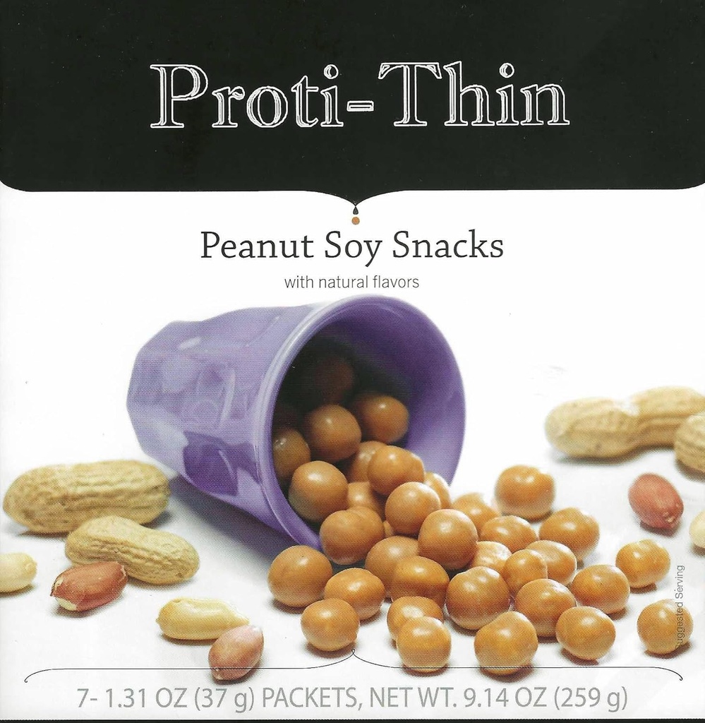 Proti-Thin Peanut Soy Uzkodas, 15g Olbaltumvielas, Zems Calorie, Zems tauku līmenis, Zems Karbs, Nav lipekļa Sastāvdaļas, Diēta Olbaltumvielas Puffs, KETO Draudzīgi, Ideāls Proteīns Savietojams, 7 Count Box
