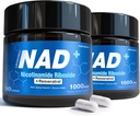 NAD תוסף - NAD Nicotinamide Riboside Resveratrol, Liposomal NAD+ 1000 מ"ג לנשים וגברים - הזדקנות בריאה, מוח ואנרגיה סלולרית, non-GMO, Gluten-Free 160 קפסולות