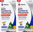 Voltaren Joint Comfort & Movement, dietinis priedas, lengvai nuryjamas, 30 Skaičius (2 rinkinys)