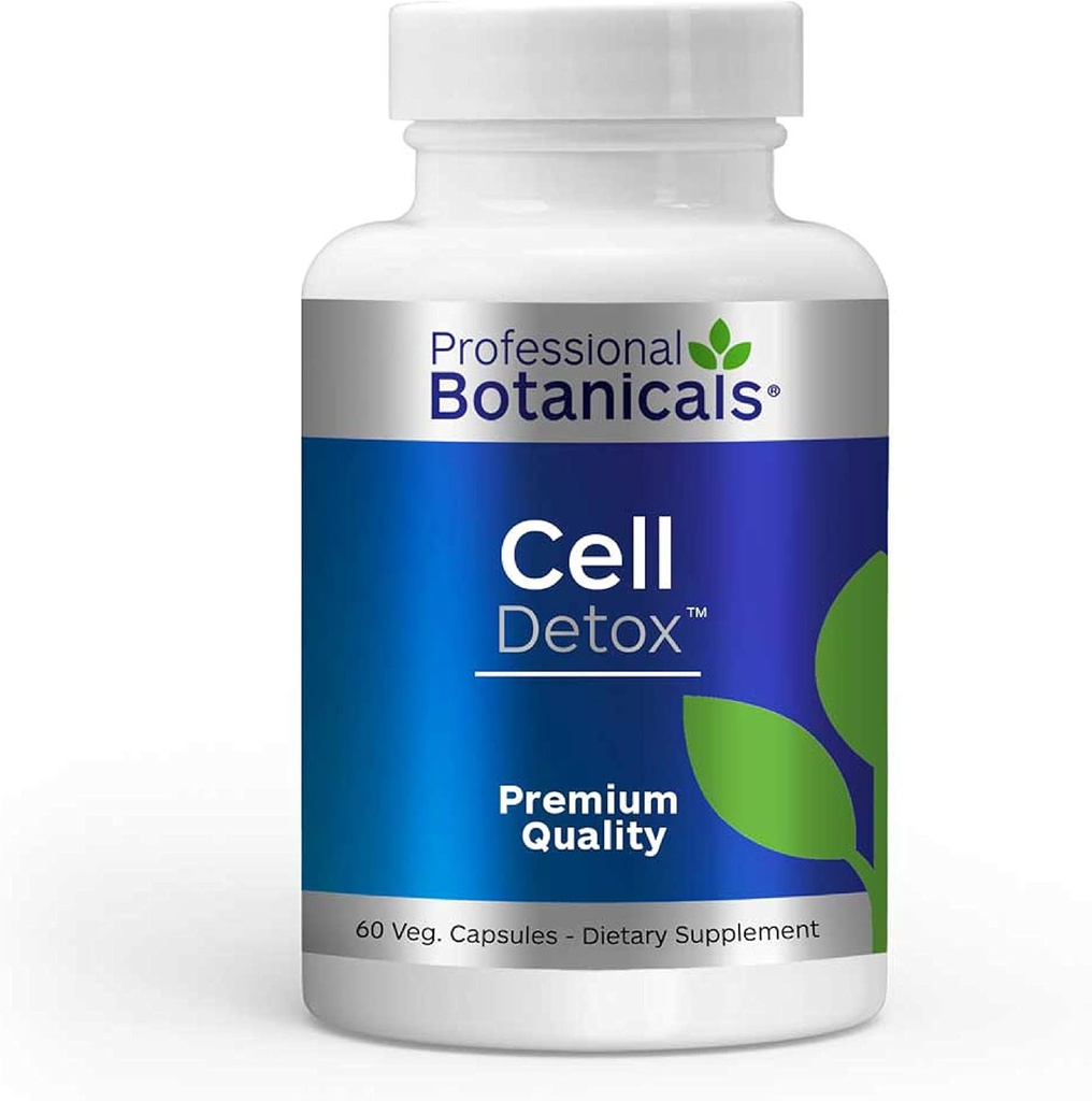 Professional Botanicals Cell Detox Vegan Cell Cleansing " Detoxification supplement - 60 Veg Capsules