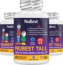 NuBest Tall Kids - Multivitamiinit & Minerals ikä 2-9 - Bone Strength & Immuniteetti tuki - auttaa lapsia, pikkulapsia Terveet - Eläinten muodot - 180 purutablettia 3 kuukautta