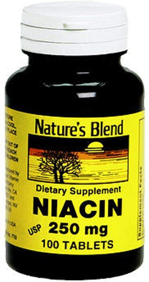 자연의 혼합 Niacin 250 mg 250 mg 100 탭