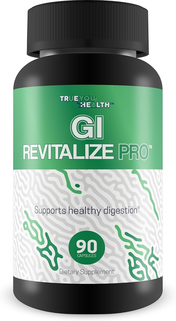 GI Revitalize Pro - Gastrointestinal Health Support üçün Gut Sağlamlıq Təhlükəsizlik - İnkişaf etdiyim Digestion, Nutrient Aboreksiya və Daimilik - Vitamin D & Psixium - Bonus Immune
