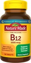 Nature Made Vitamin B12 1000 mcg, Dieetsupplement voor energie-metabolisme Ondersteuning, 160 Time Release Tablets, 160 Day Supply