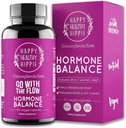 Hormon Balance for Women - PMS Supplement, Menopause & Perimenopauza CLAS124; Bloating Relief, Menstrual Cramp, Mood, PMDD CLAS124; Chasteberry doplňky, Black Cohosh, Dong Quai CLAS124; Vegan, Non- GMO, 60 Ct