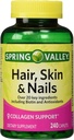 Spring Valley - Hair, Skin & Nails, Biotin- Collagen- Gelatin, 240 Caplet