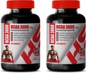 Muscle Builder Pills for Men - BRANCHED Chain Amino Acid - BCAA 3000MG - bcaa Train e recuperación - 2 botellas 240 comprimidos