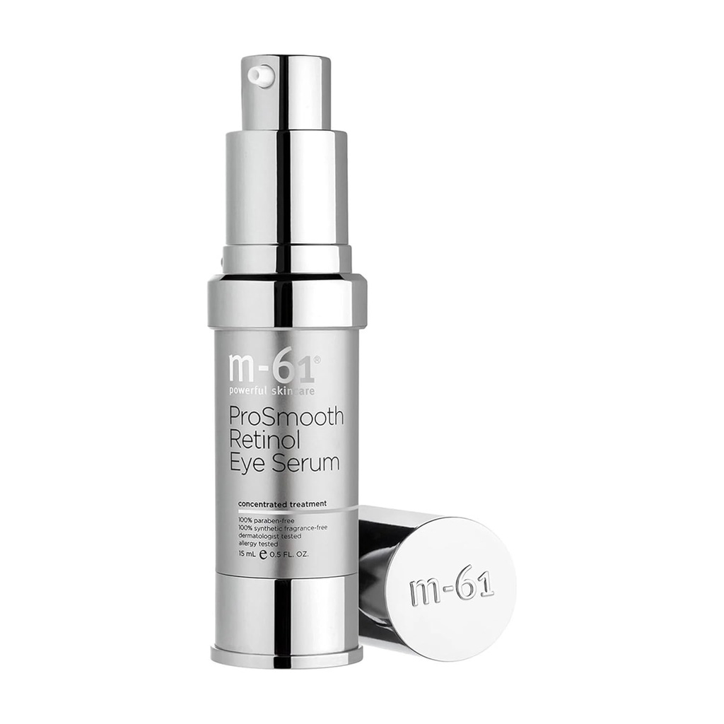 m-61 ProSmooth Retinol Eye Serum - 0.1% Non-Irritating Retinol Eye Serum with Vitamin C, 0.5 Fl Oz