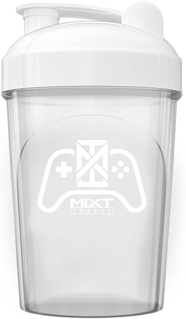 MIXT Energy Shaker pudele, 16 oz. Kratītājs Pudele, BPA Bezmaksas un Lid Jaukšanas tehnoloģija (16 oz, Game Controller)