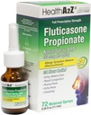 HealthA2Z® Allergy Relief, Fluticasone Propionate 50mcg, Nasal Spray, 24-Hour Allergy Relief, Nasal Decongestant, Dye Free, 72 Sprays (0.38 fl oz)