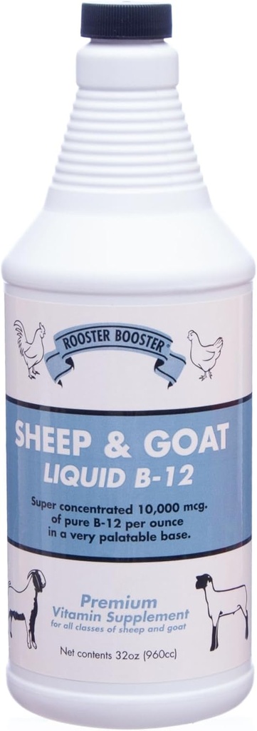 Roster Booster B-12 Sheep and Goat נוזל, 32-Ounce
