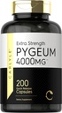 Carlyle Pygeum Africanum Bark , 200 Capsules - High Potency Extract - Non-GMO, Gluten Free supplement