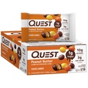 Quest Nutrition Coated Candies, Peanut Butter Bar, 1g Sugar, 10g Protein, 4g Net Carbs, Gluten Free, Keto Friendly, 12 Count