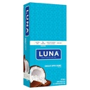 LUNA BAR - Gluten Free Snack Bars - Ciocolata Cufundat aroma de nuca de cocos -8g de proteine - non-GMO - Plant-Base-Snacking Wholesome - Pe Go Snacks (1,69 Ounce Snack Bars, 15 Count)