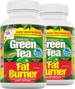 Chất dinh dưỡng xanh được áp dụng cho trà Fat Burner - 90 chất lỏng mềm, gói 2 - Tăng khả năng đốt và cung cấp chất chống oxy hóa - 90 tổng dịch vụ