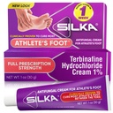 SILKA Anti-Fungal Cream, Clinical Anti-Fungus Foot Treatment, Jock Itch & Ringworm Remedy, Maximum Strength, Fast-Acting Relief from Itching & Burning, 1 Oz