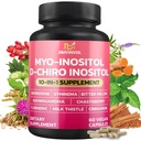BMVINVOL Inositol Supplement - Myo-Inositol and D-Chiro Inositol Ideal 40:1 Ratio - Plus Berberine, Cinnamon, Ashwagandha + 5 More - 60 Capsules