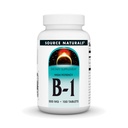 Source Naturals Vitamin B-1, Thiamin, 500mg - 100 Tablets | High Potency | Nerve Support*