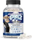 Potassium Magnésium Zinc - Facile à avaler - Magnésium Potassium Aspartate Support Santé vasculaire, cardiaque, musculaire et nerf, 90 Capsules de végétalien - Formule de fusion tri-minérale - par Bored Nutrition