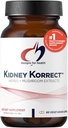 Health Kidney Korrect üçün dizayn - Herbs + Kidney Support üçün Mushrooms - Vegan, Non-GMO Supplement (60 Kapsül)