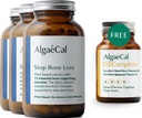 ALGAECAL Vitality Bundle - Free 4-in-1 Vitamin D3 Complete &amp; Plant-Based Calcium with 13 Bone-Supporting Minerals, Clinically Shown to Stop Bone Loss, Immune & Whole Body Wellness
