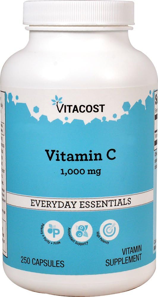 Vitacost Vitamin C - 1000 mg - 250 Capsules