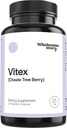 Allsome Story Organic Vitex Chasteberry supplement for Women , Hormone Balance, Fertility Support ' Period Regulation | Vitex Berry Agnus Castus Extract   120 Capsules | Chaste Tree Berry