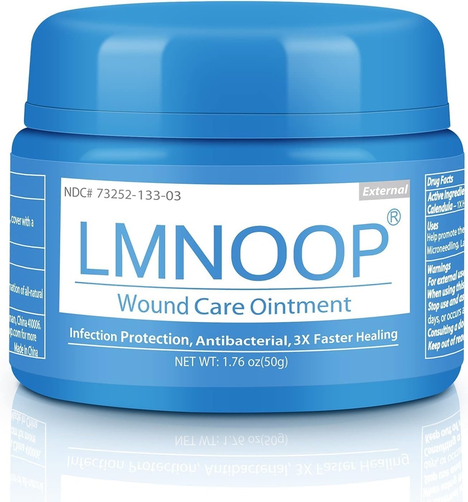 LMNOOP® sårhealing ointment, for kronisk sår, sengsore, hud Ulcers, cellulitt, brenner, sår, kirurgisk sår, smittet sår, kutt, hemmere, smertelindring, anti-inflammatorisk krem