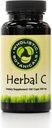 Herbal C Capsule - Vitamin C Suplemen - Antioksidanm dan Immune System Booster, Adrenal Glands dan Divalry Dukungan - 100 ct