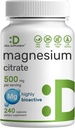 DEAL ›› Magnesium Citrate 500mg, 240 Capsules 