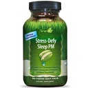 Irwin Naturals Stress-Defy Sleep PM – 50 Liquid Soft-Gels – Relaxation & Nighttime Restoration