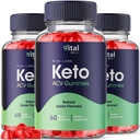 rize labs - Vital Ketogenic Keto Gummies per la perdita di peso avanzata - Slimming Belly Fat Diet Gummy (180 Gummies)