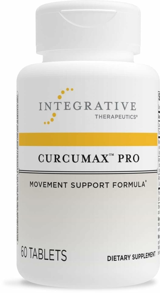 Integrative Therapeutics Curcumax Pro - Healthy Movement Supplement for Men & Women - Supports Occasional Discomfort Associated with Overuse* - Dairy-Free & Vegan - 60 Tablets (30 Servings)