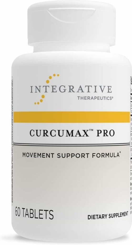 Integrative Therapeutics Curcumax Pro - Integratore Di Movimento Sano per Uomini & Donne - Supporta Discomfort Occasionale Associato a Overuse* - Dairy-Free & Vegan - 60 Tavole (30 Serve)