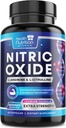 Extra Strength Nitric Oxide Booster 3000mg - 3X L- Araginine AKG & HCI + L- Citrulline Malate - Best Muscle Support Nitric Supplement - Natural Energy, Heart Health Support Palacted USA - 60 kapszula