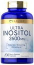 Carlyle Inositol Supplement | 2600mg | 200 Capsules | for Women & Men | as Myo-Inositol | Non-GMO, Gluten Free