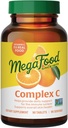 MegaFood Complex C - Vegan Immune Support Supplement koos vitamiin C 250 mg, valmistatud tõeline toit, sealhulgas Orange, Cranberry & Brown Riis, Gluteenivaba, Kosher - 90 tabletti, 90 Servings